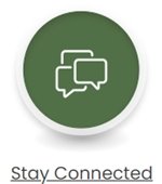 Screenshot of Stay Connected button on www.woodsideca.gov