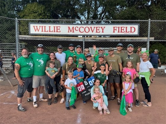 Photo of 2025 Co-Ed Softball League Champions - the Green Team