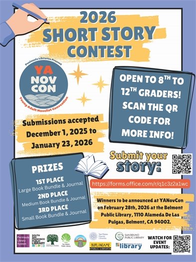 Library Flyer - YNOVCON Short Story Contest