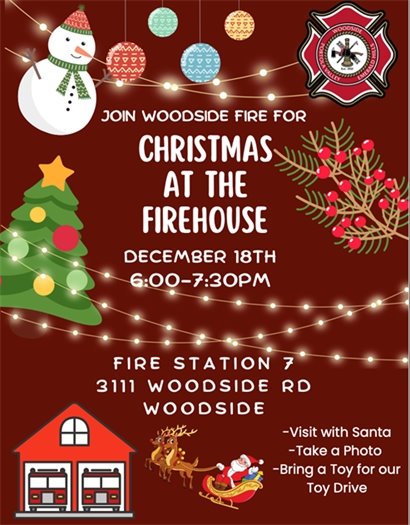 Christmas at the Firehouse Flyer