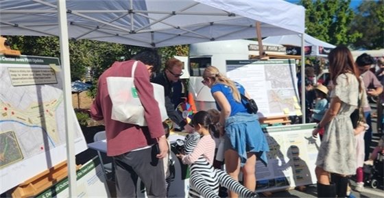 Town Center Area Plan Booth at Day of the Horse