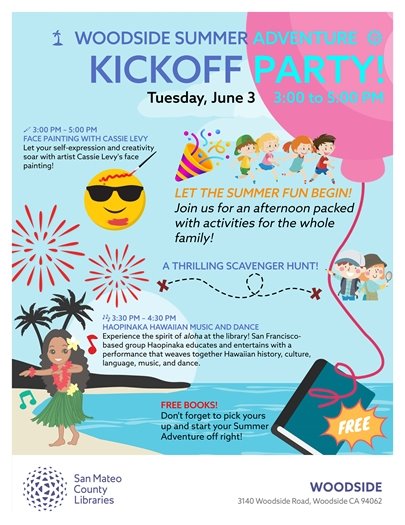 Library Flyer - Summer Kickoff