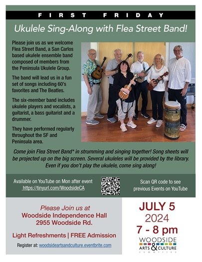 First Friday Flyer for July