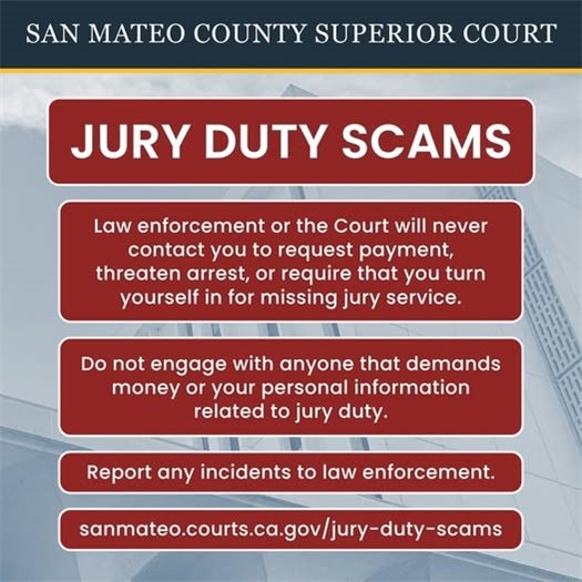 Graphic - How to Avoid Jury Duty Scams