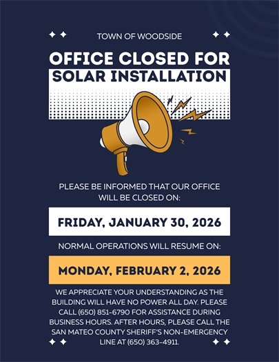 Flyer - Town Hall Closed on Friday January 30
