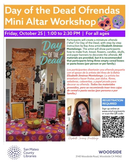 Day of the Dead Ofrendas Workshop at the Library