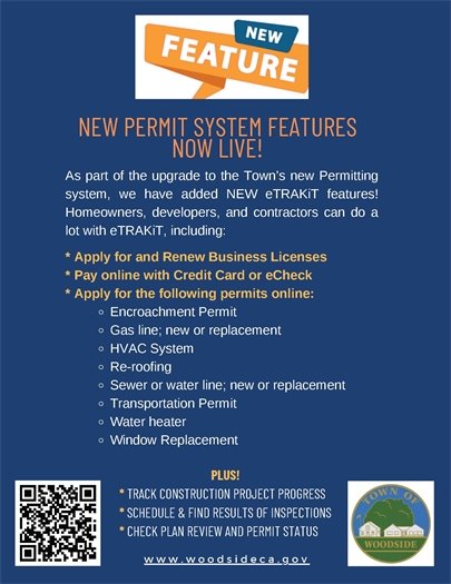 Flyer New Permit System Features Now Live