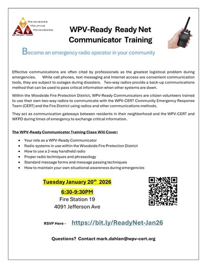 Flyer - WPV-Ready Ready Net Communicator Training