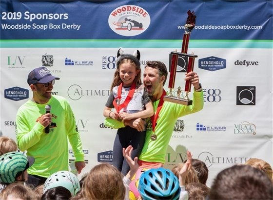 Woodside Soap Box Derby Winner Photo