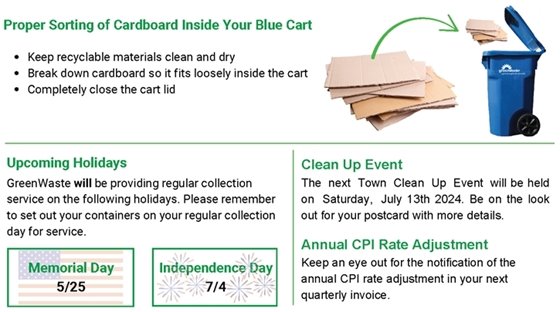 GreenWaste Update - Summer 2024