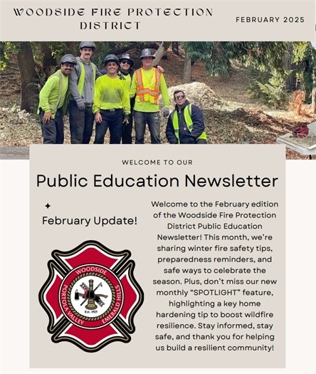 Image of WFPD February Newsletter