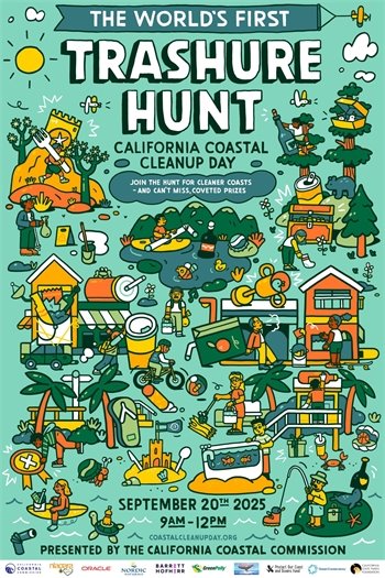 California Coastal Clean Up Day Poster 2025