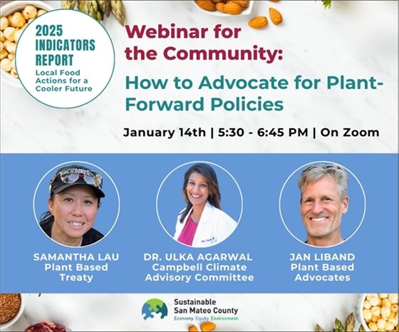 SSMC Webinar Flyer - How to Advocate for Plant-Forward Policies
