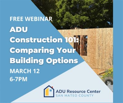 Flyer - ADU Construction 101