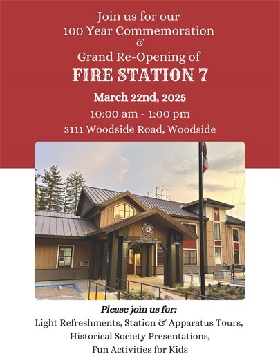 Fire Station 7 Grand Re-Opening Flyer