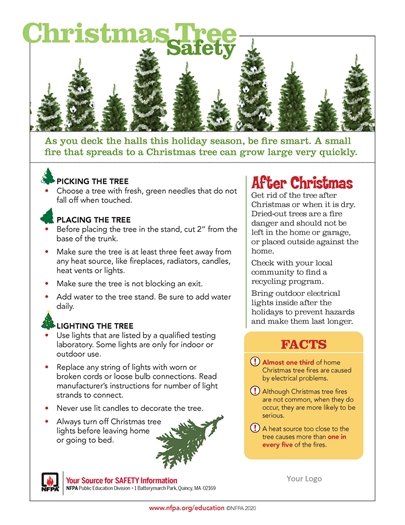 Christmas Tree Safety Flyer