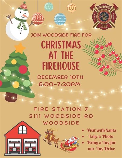 Flyer - Christmas at the Firehouse