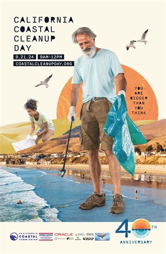 California Coastal Clean Up Day Poster 2024