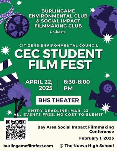 Flyer for Student Film Fest
