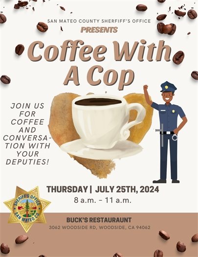 Coffee with a cop flyer
