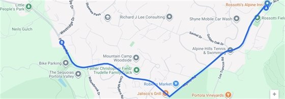 Image of Zotts to Tots Race Route 2025