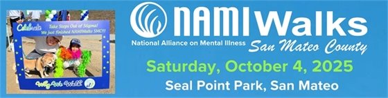 NAMIWalks San Mateo County Event Graphic