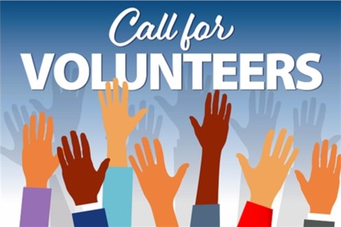 Call for Volunteers Graphic