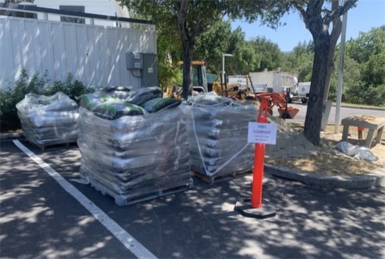 Photo of Compost Giveaway Station