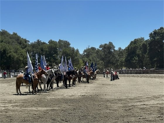 Photo - Woodside Junior Rodeo Sponsor Flags