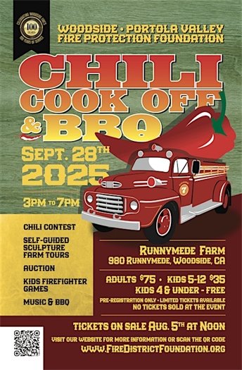 Flyer - Woodside Fire Foundation Chili Cook Off