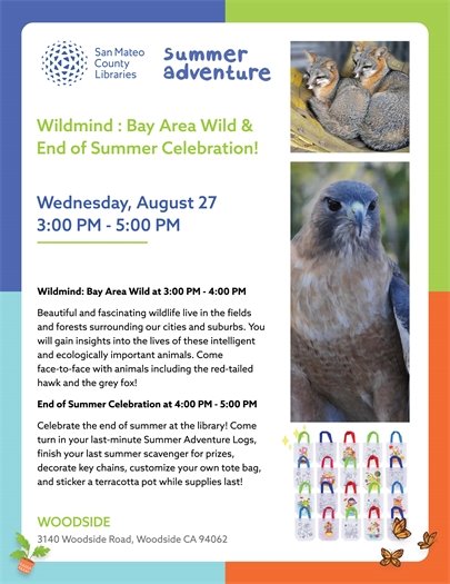 Library Flyer - Wildmind: Bay Area Wild