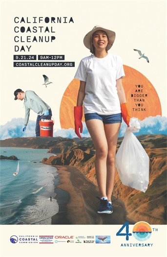 California Coastal Clean Up Day Poster 2024