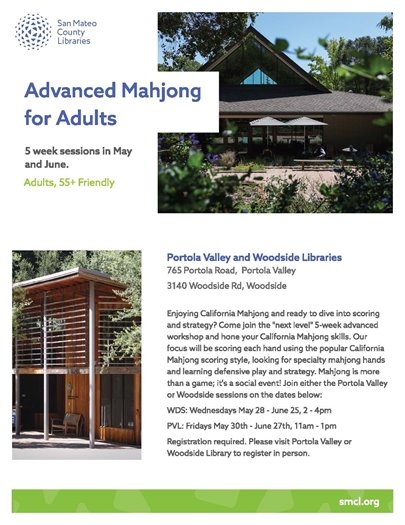 Library Flyer - Advanced Majong